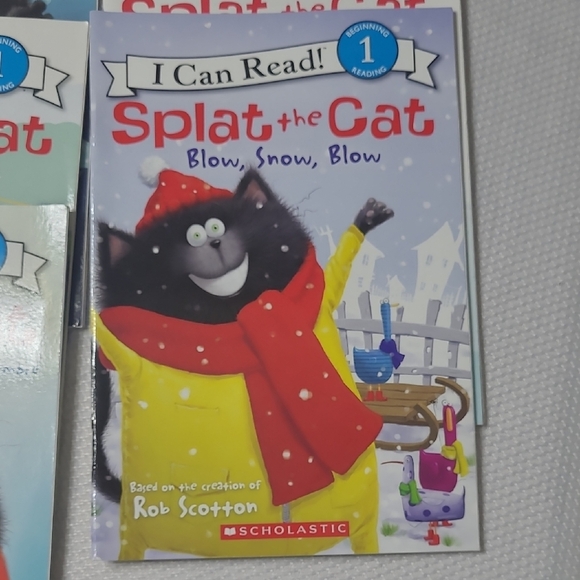 Scholastic Splat the Cat I Can Read Series - Red and Blue Covers, 5 Books - Picture 4 of 8